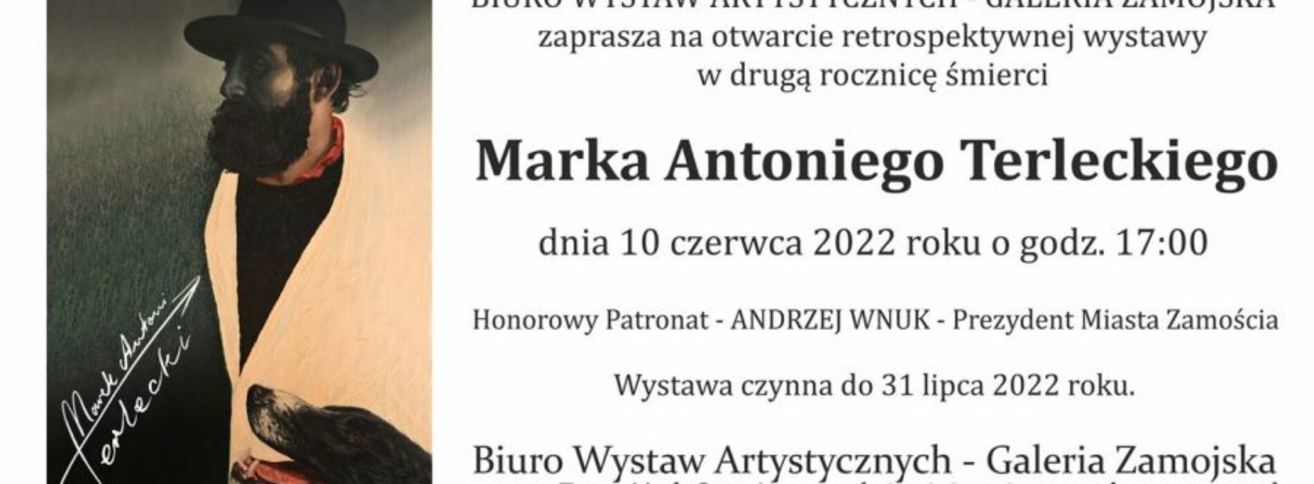 Marek Antoni Terlecki – „Wystawa retrospektywna w drugą rocznicę śmierci artysty”